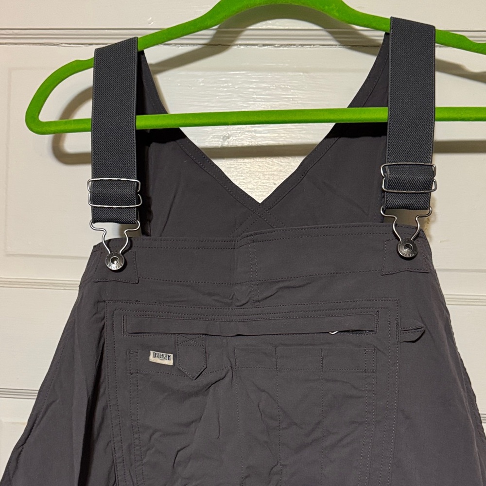 Duluth Trading Gray/Blue Gardening Overalls 3x - Picture 2 of 5